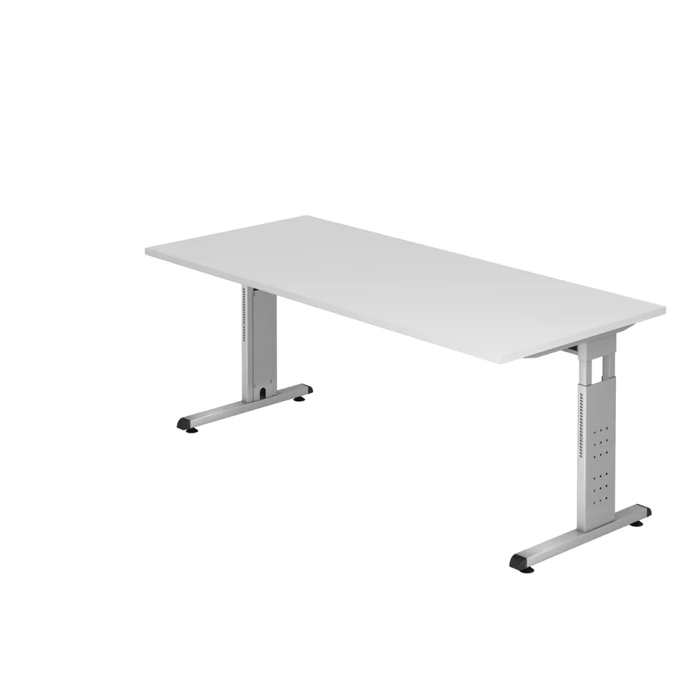 Hammerbacher - Schreibtisch Weiß 180x80x72 cm O-Serie