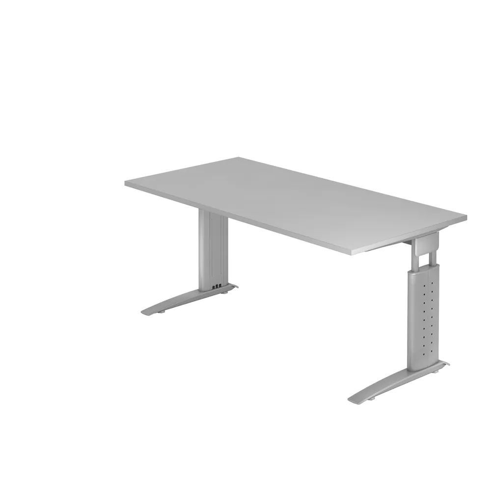 Hammerbacher - Schreibtisch US16 160x80 grau