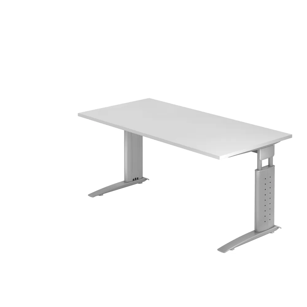 Hammerbacher - Schreibtisch US16 160x80 weiß