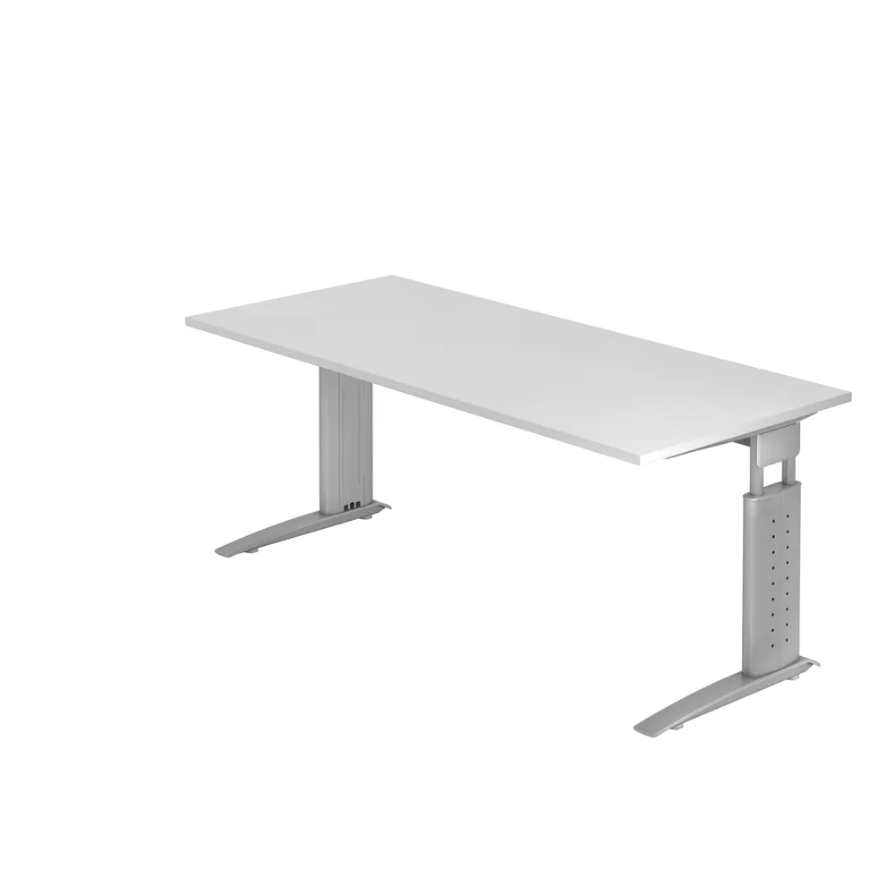 Hammerbacher - Schreibtisch US19 180x80 weiß