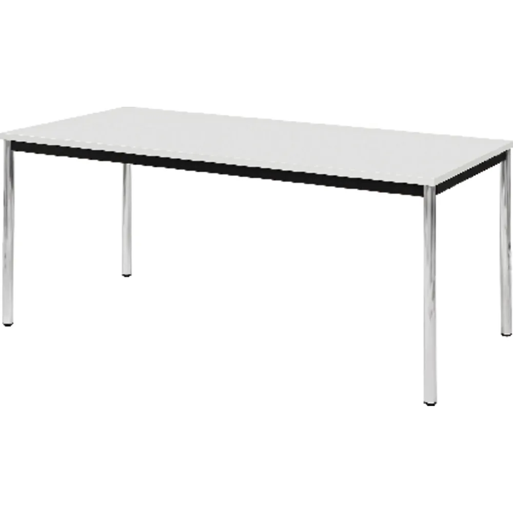 NOBRAND - Mehrzwecktisch 1600 x 800mm Chrom/Ahorn 25mm