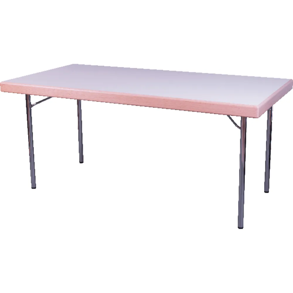 NOBRAND - Klapptisch Chrom, Buche KLT1470 4F 25mm