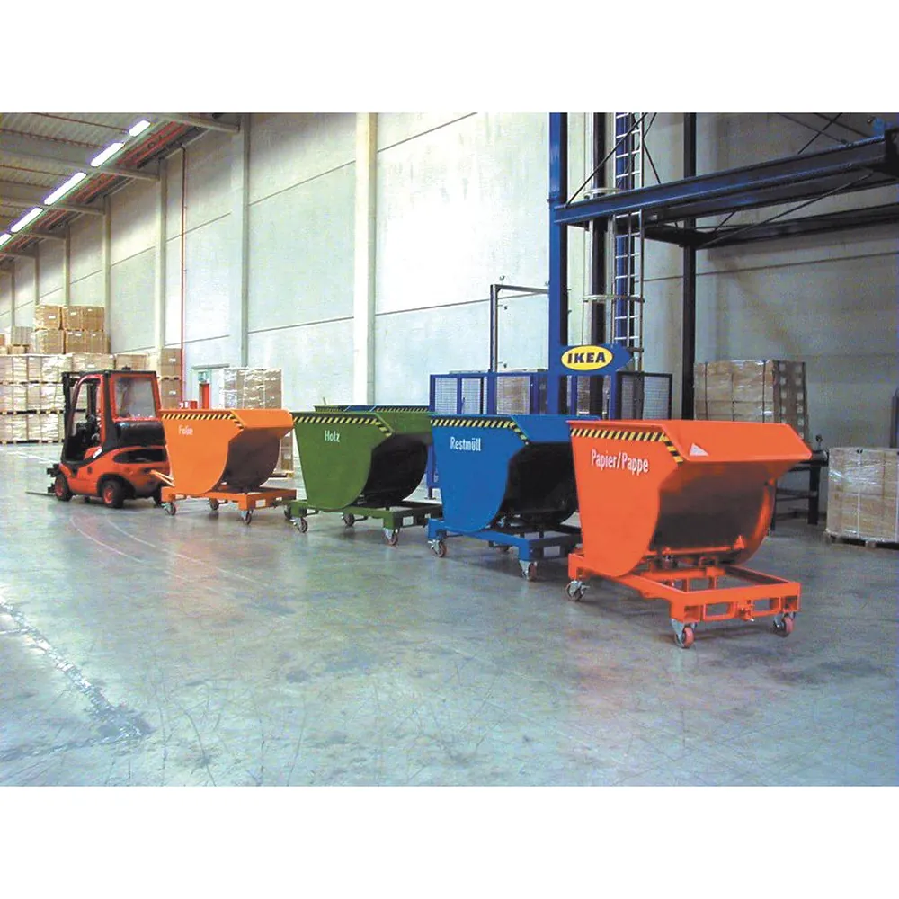 BAUER - Kippbehälter 0,5m³, 1540 x 820 x 1045, lackiert orange Hover Image
