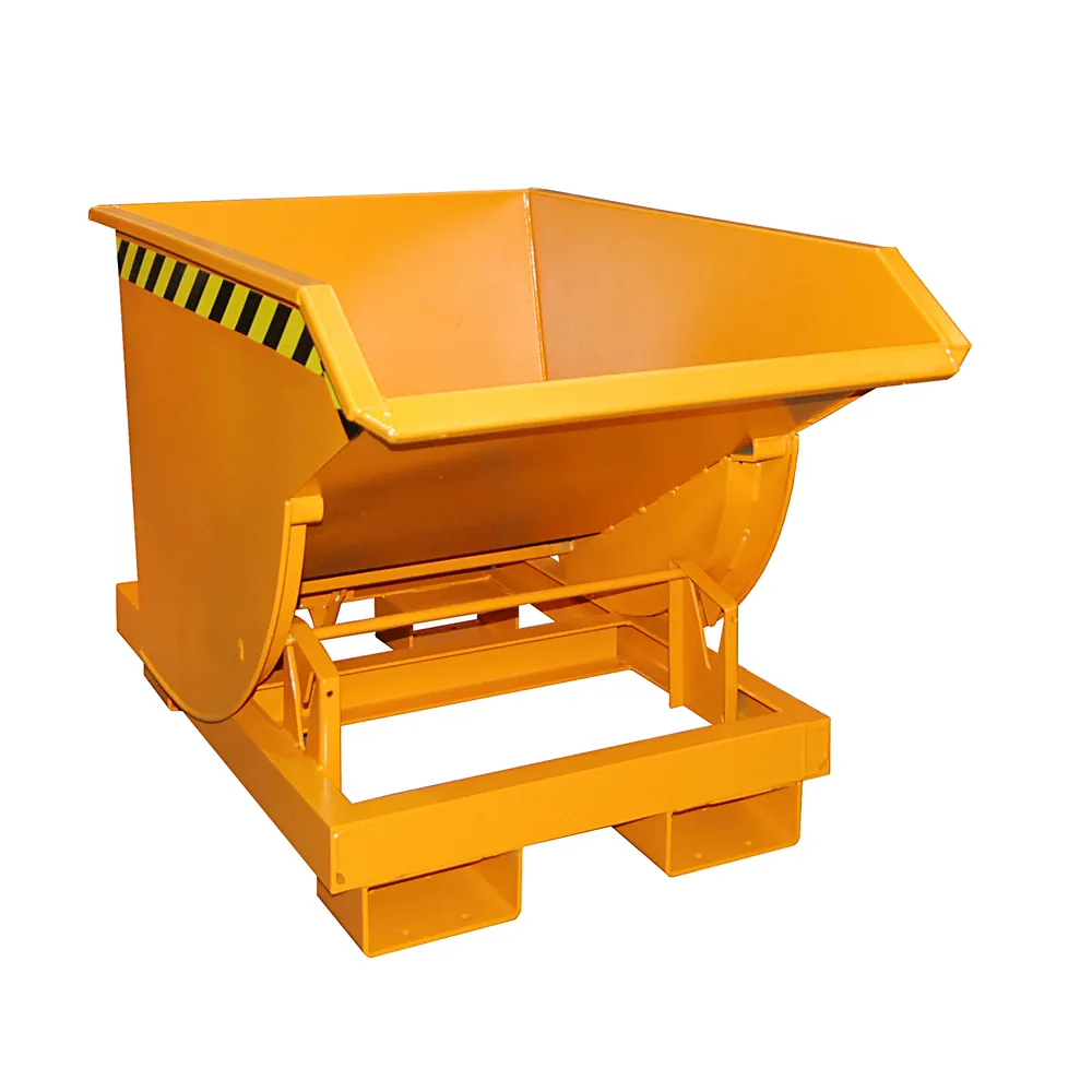 BAUER - Kippbehälter 0,5m³, 1540 x 820 x 1045, lackiert orange