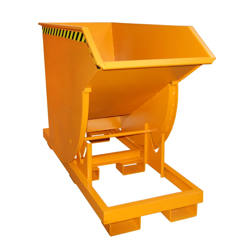 BAUER - Kippbehälter 0,75m³, 1760 x 820 x 1270, lackiert orange