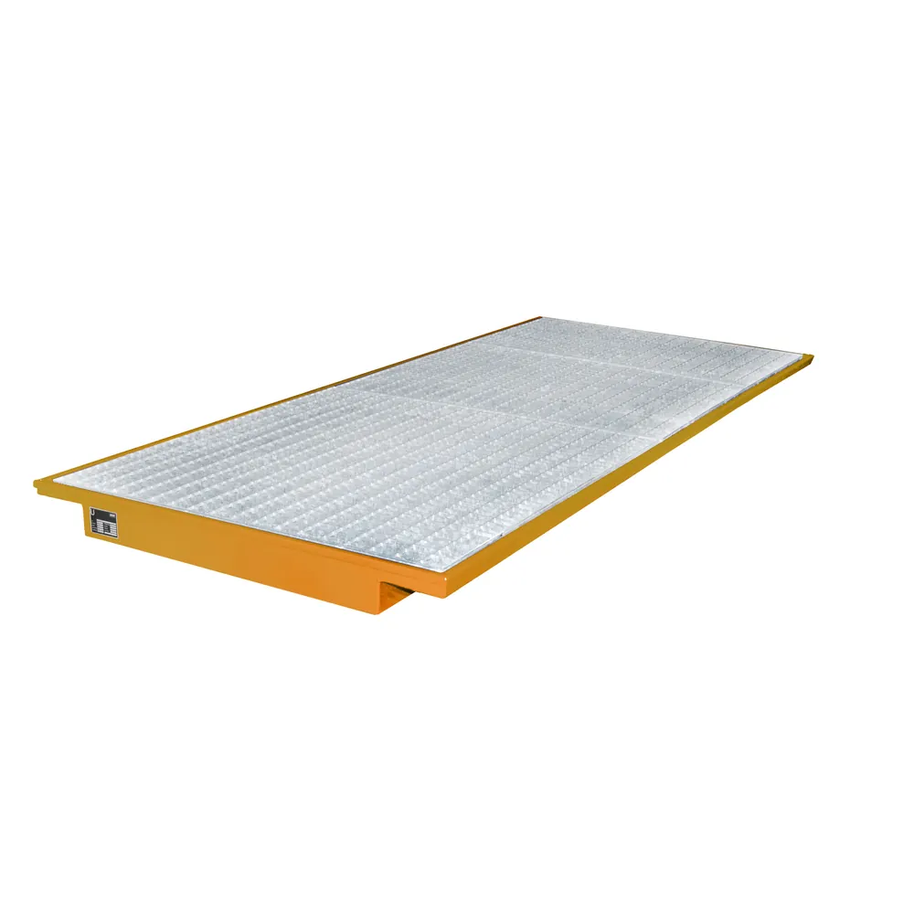 BAUER - Einhängewanne für Trägerlänge 3300mm, gelb/orange