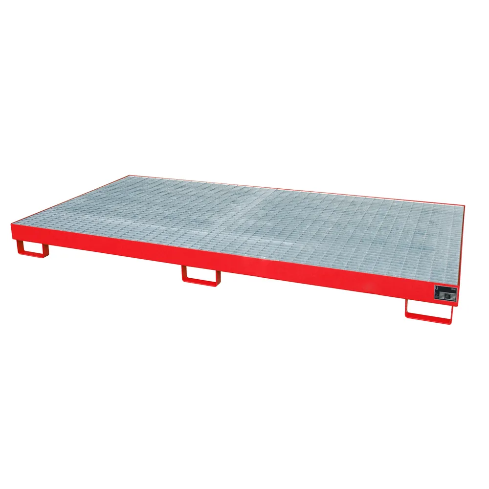 BAUER - Regalwanne m Gitterrost RW-GR 2700-1, lackiert rot