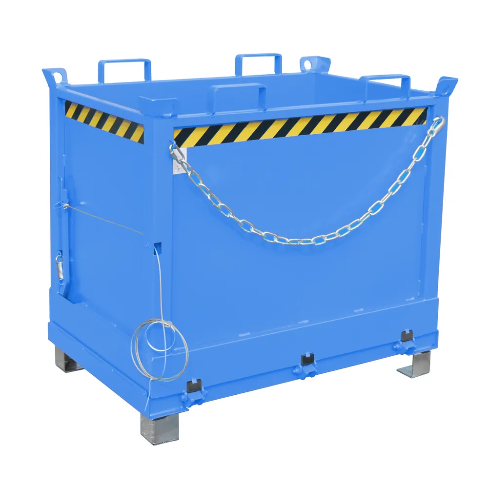 BAUER - Klappbodenbehälter FB 750, lackiert blau