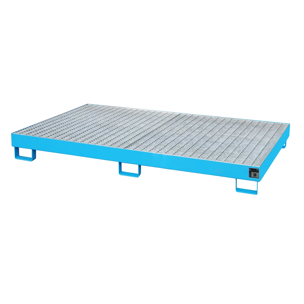BAUER - Regalwanne m Gitterrost RW-GR 2200-1, lackiert blau