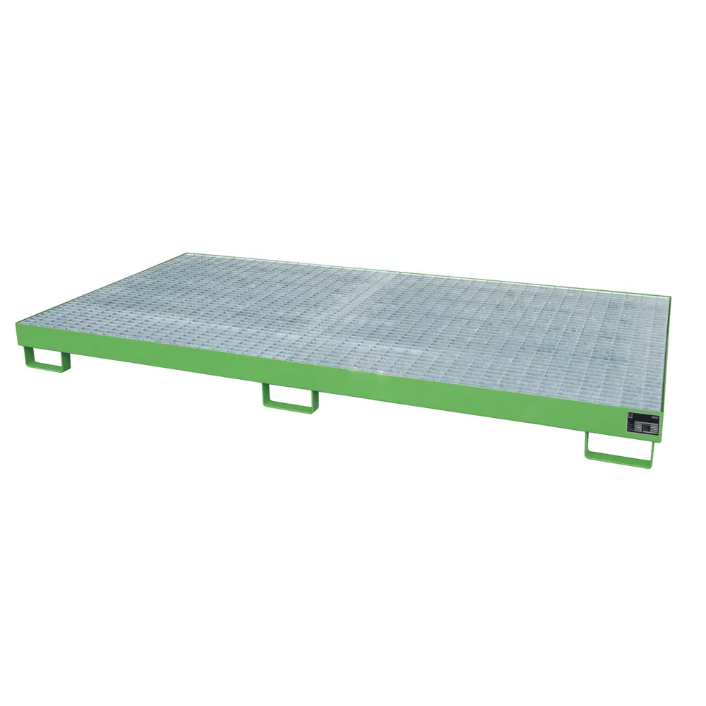 BAUER - Regalwanne m Gitterrost RW-GR 2700-1, lackiert grün