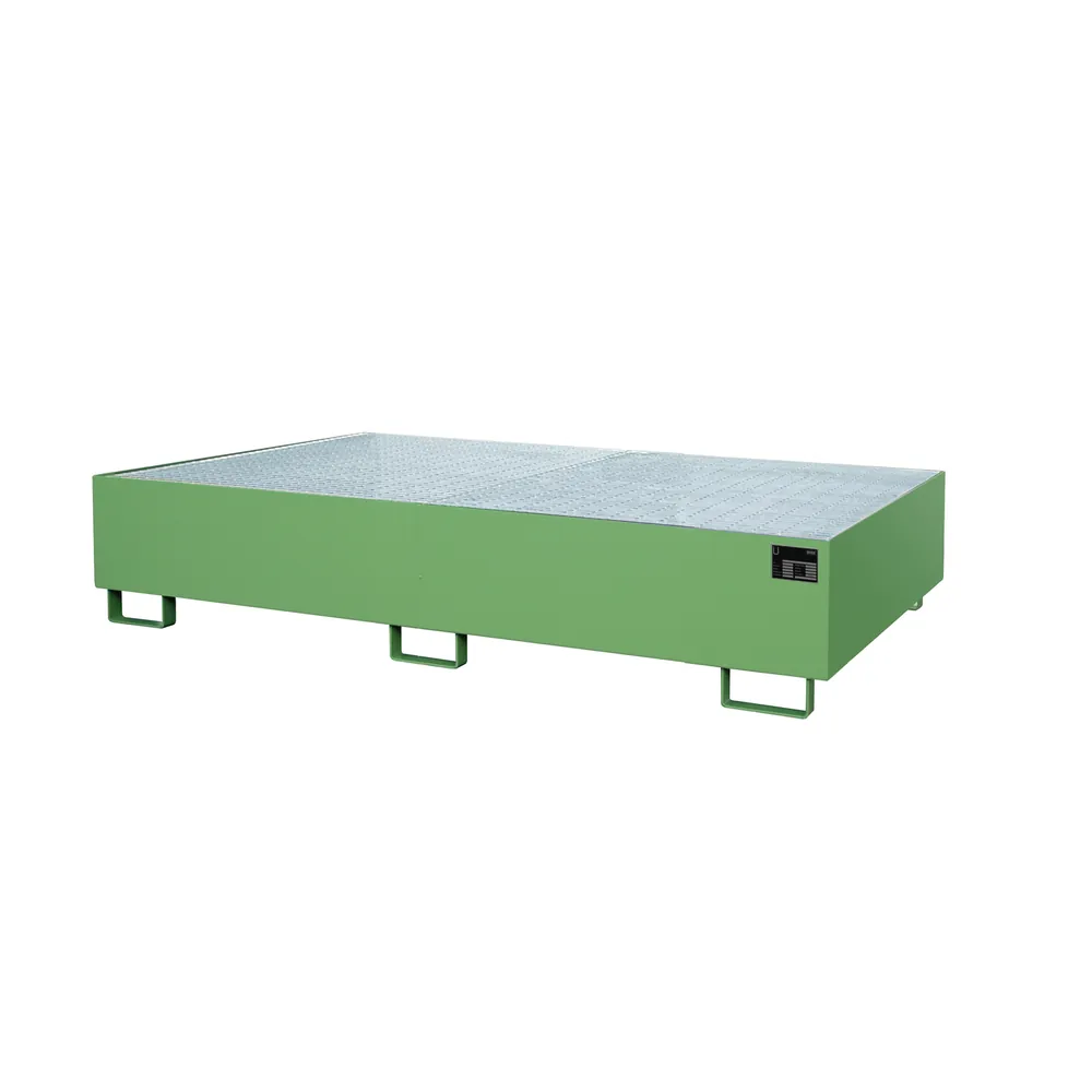 BAUER - Regalwanne m Gitterrost RW-GR 2700-2, lackiert grün