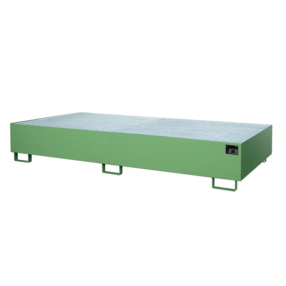 BAUER - Regalwanne m Gitterrost RW-GR 2700-3, lackiert grün