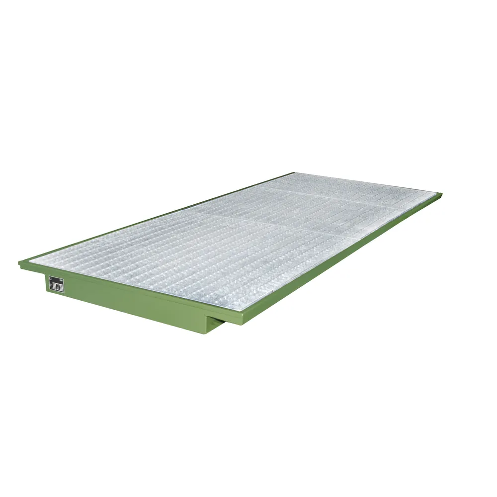 BAUER - Einhängewanne für Trägerlänge 3300mm, grün