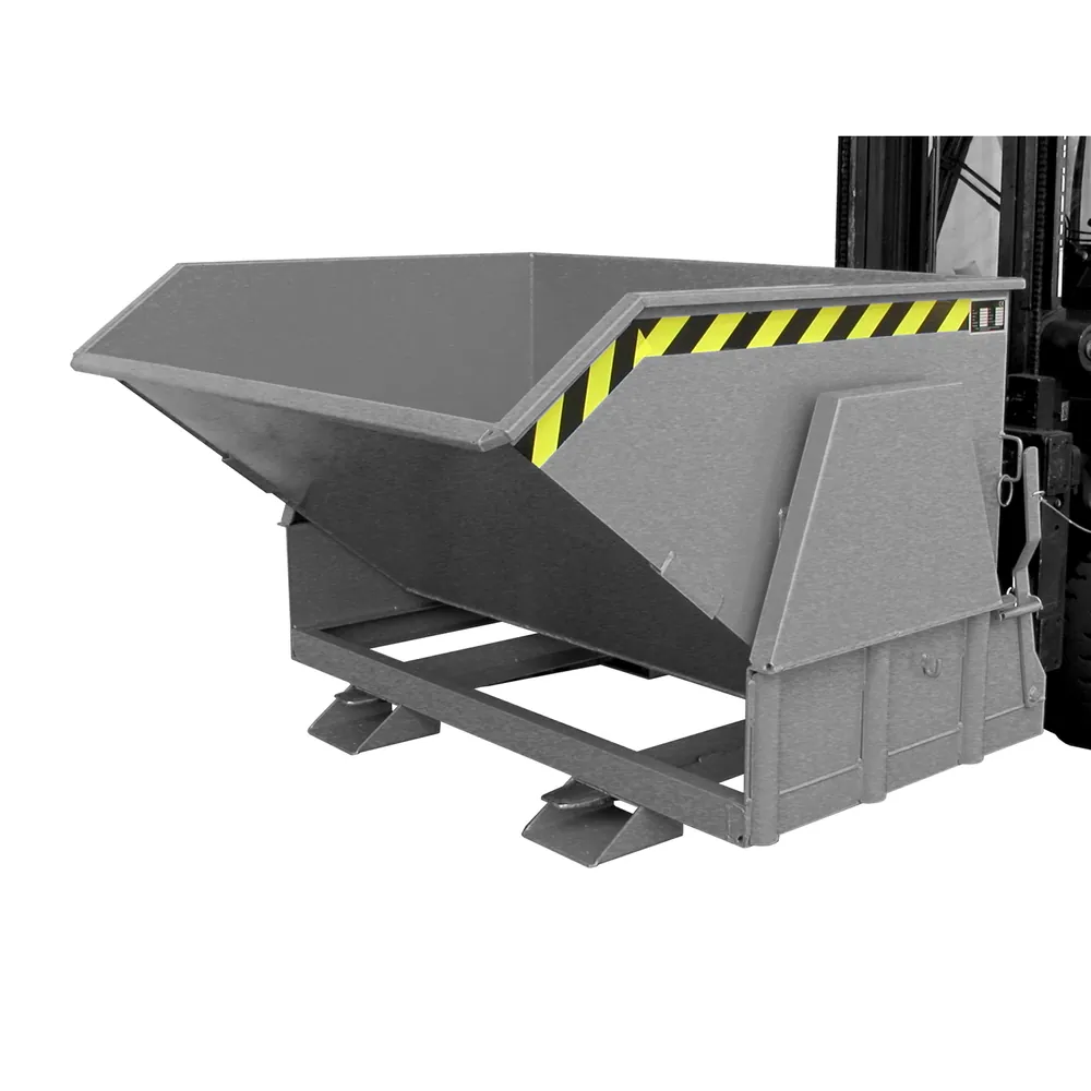 BAUER - Kippbehälter BK 120 lackiert, Mausgrau