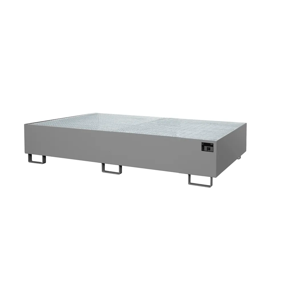 BAUER - Regalwanne m Gitterrost RW-GR 2700-2, lackiert grau
