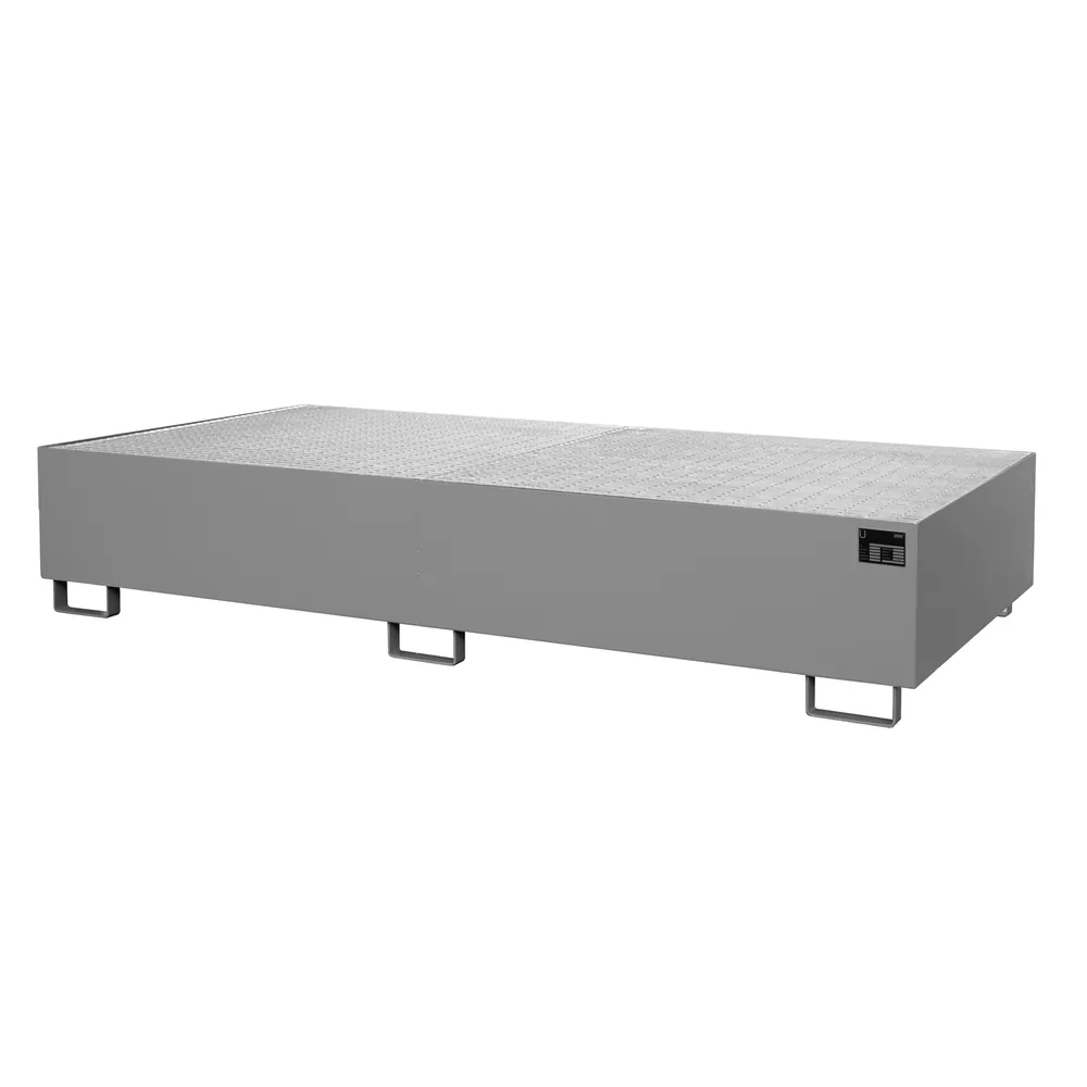 BAUER - Regalwanne m Gitterrost RW-GR 2700-3, lackiert grau
