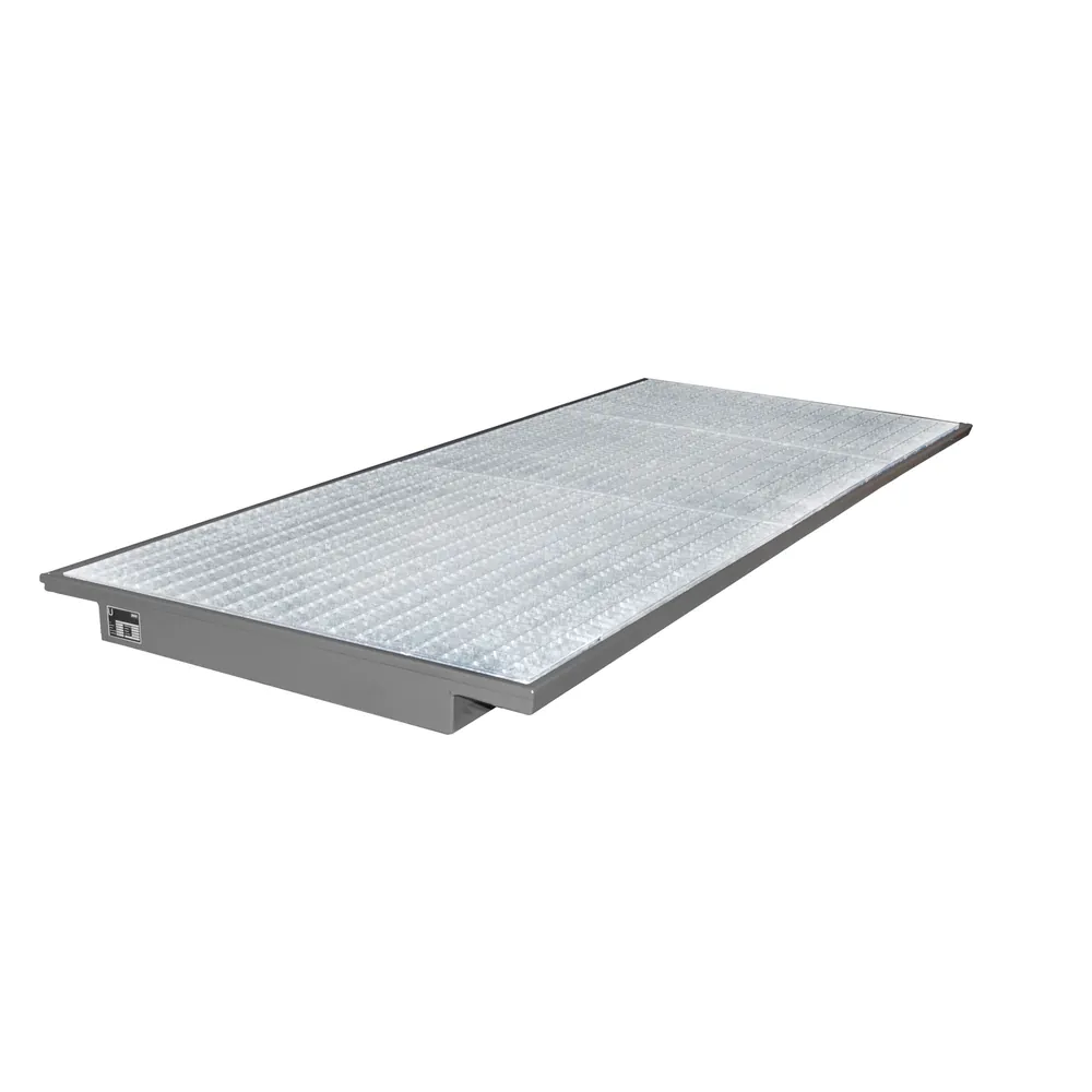 BAUER - Einhängewanne für Trägerlänge 3300mm, grau