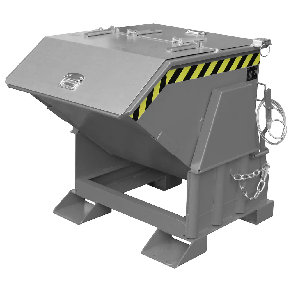 BAUER - Kippbehälter BK 50 lackiert, Mausgrau Hover Image