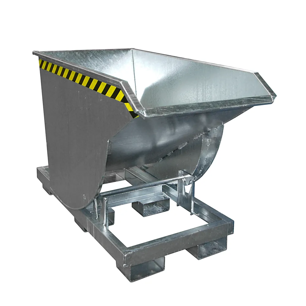 BAUER - Kippbehälter 0,5m³, 1540 x 820 x 1045, verzinkt