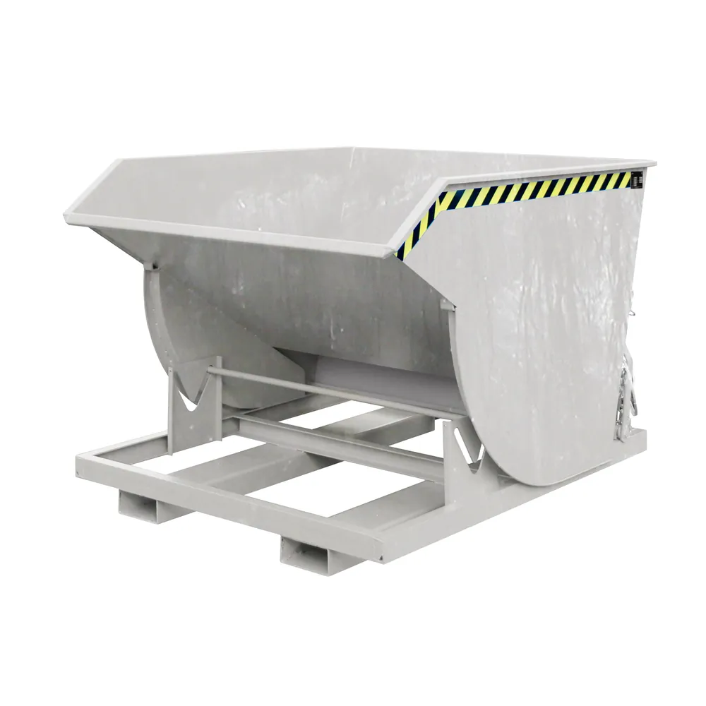 BAUER - Kippbehälter 1,5m³, 1760 x 1560 x 1270, verzinkt