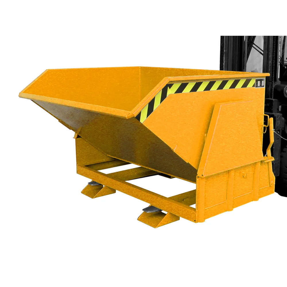 BAUER - Kippbehälter BK 120 lackiert, Gelborange