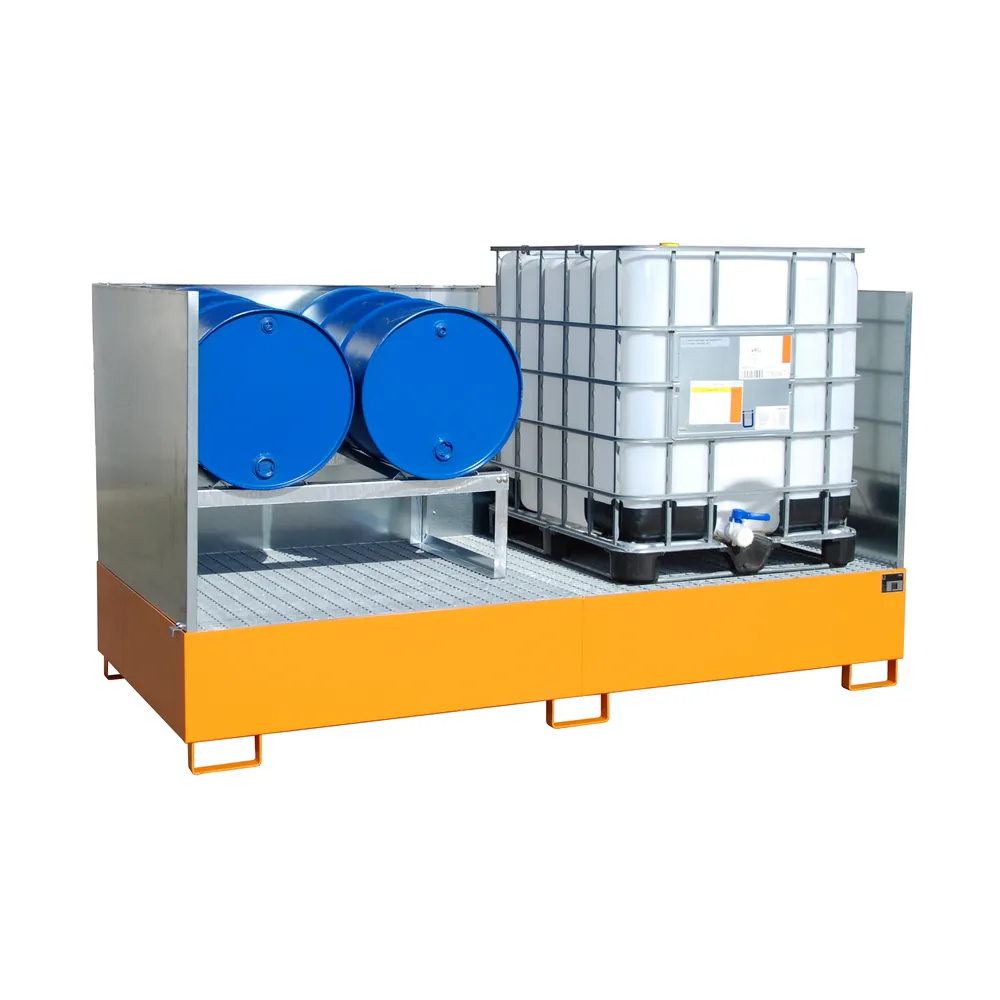 BAUER - Auffangwanne AW 1000-2 lackiert orange, RAL 2000