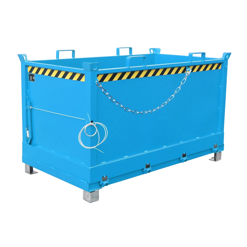 BAUER - Klappbodenbehälter FB 1500, lackiert blau