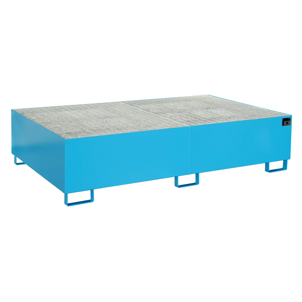 BAUER - Regalwanne m Gitterrost RW-GR 2200-2, lackiert blau