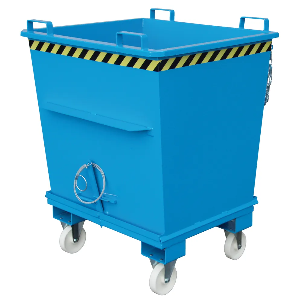 BAUER - Klappbodenbehälter BKB 1000, lackiert blau