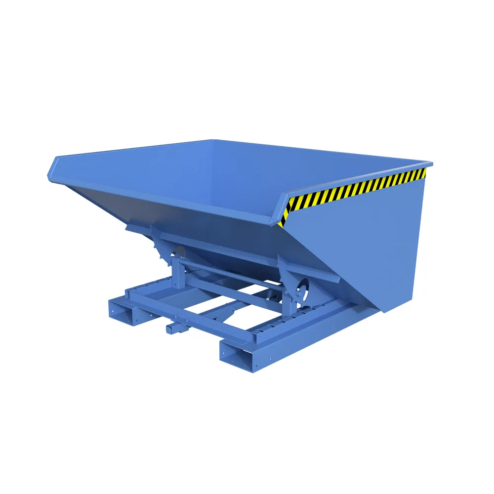 BAUER - Kippbehälter automatisch Typ 4 A 900l RAL5012 Hover Image