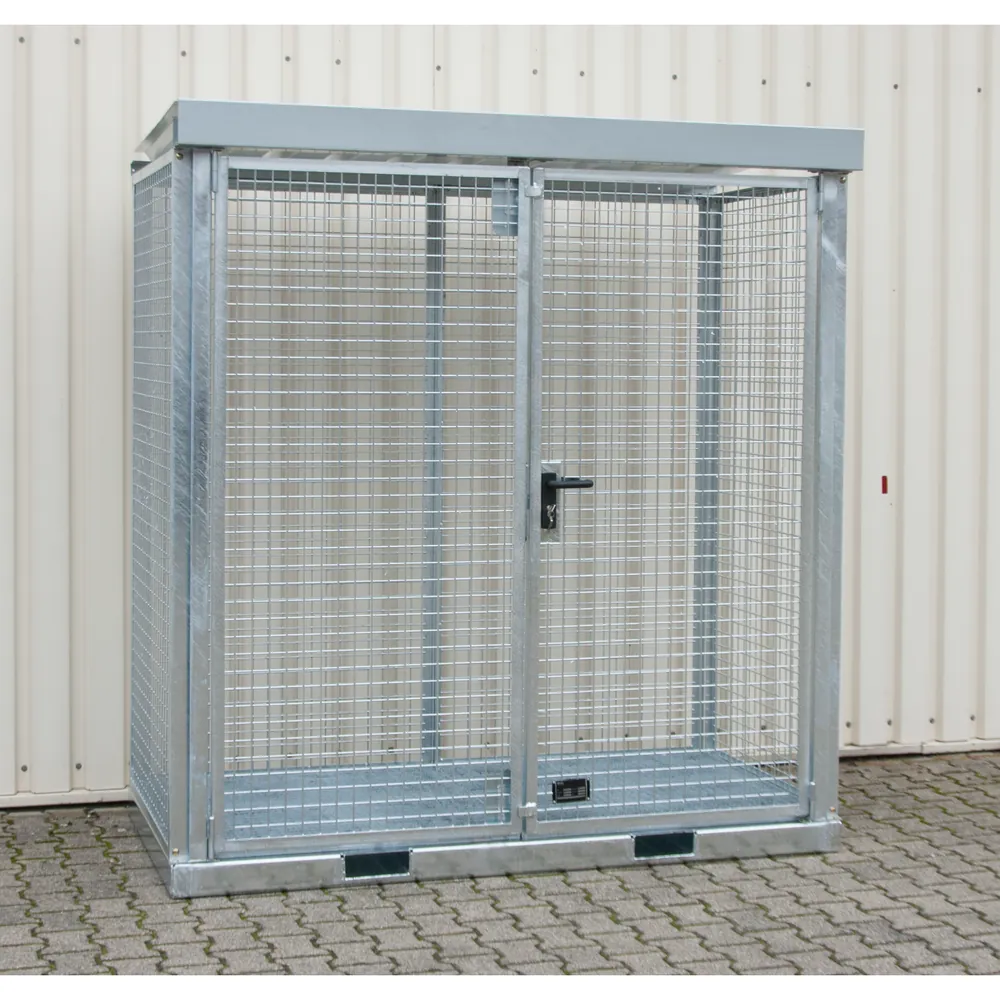 BAUER - Gasflaschen-Container 2115 x 1155 x 2260mm