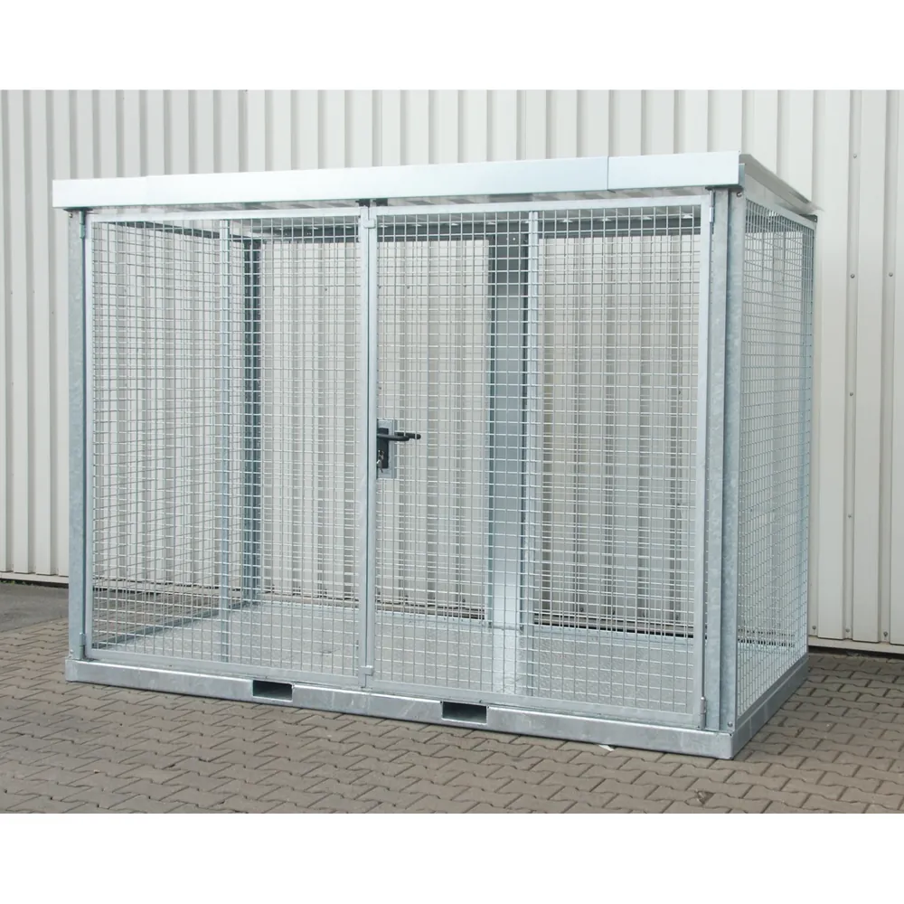 BAUER - Gasflaschen-Container 3135 x 1570 x 2260mm