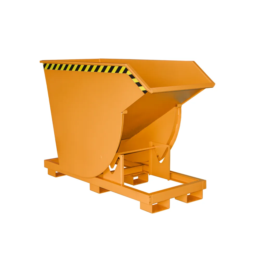 BAUER - Kippbehälter 0,75m³, 1760 x 820 x 1270, lackiert orange Hover Image