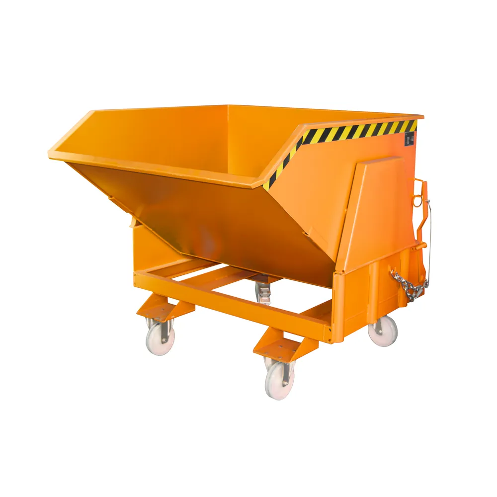 BAUER - Kippbehälter BK 100 lackiert, Gelborange Hover Image