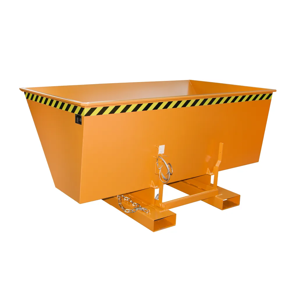 BAUER - Kippbehälter 1,50m² lackiert orange Hover Image