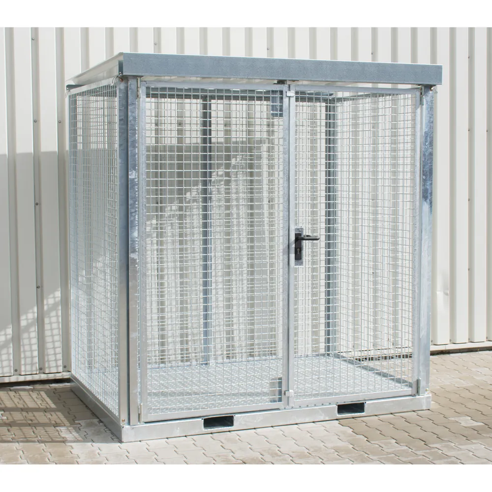 BAUER - Gasflaschen-Container 2115 x 1570 x 2260mm