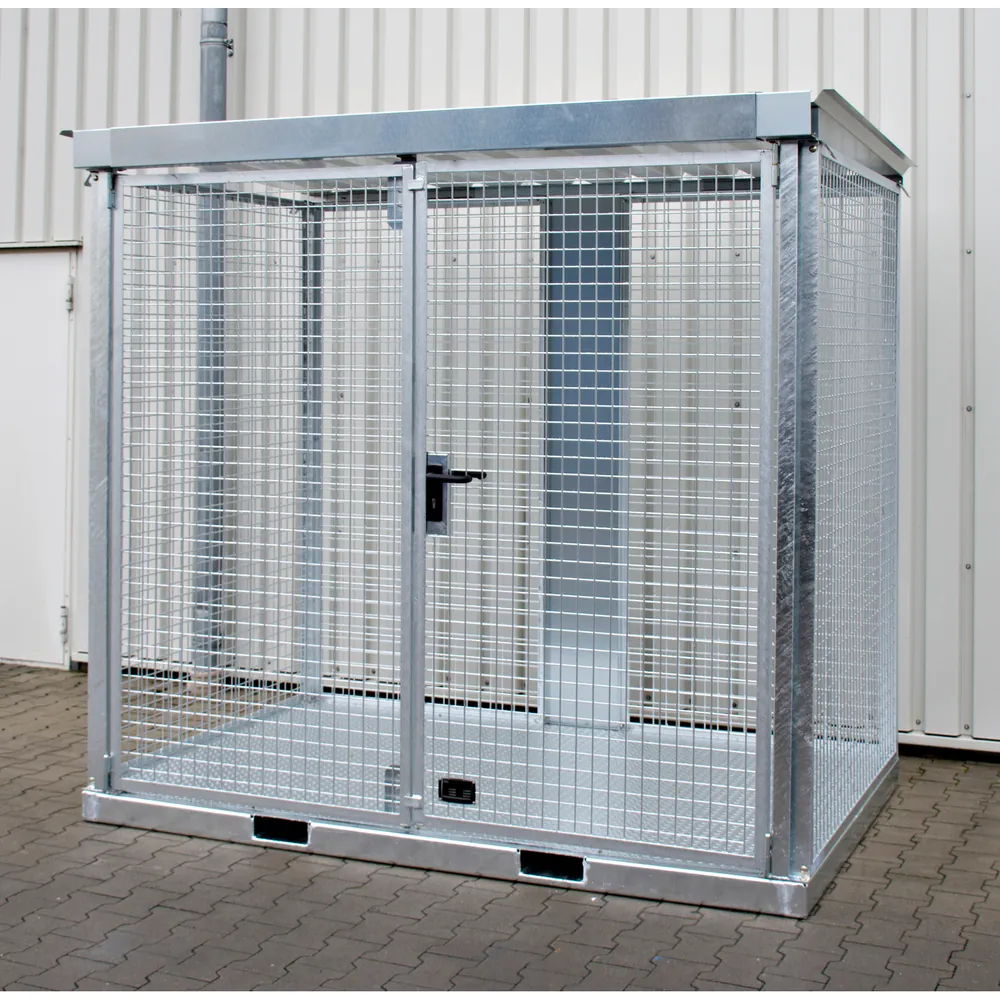 BAUER - Gasflaschen-Container 2535 x 1575 x 2260mm