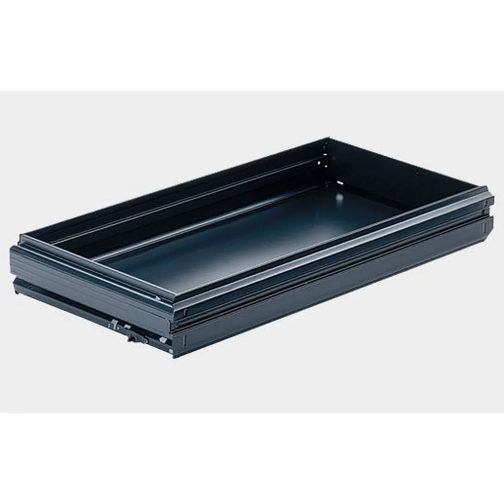 HETTICH - Büroschrank-Stahlschubkasten, Systema Top 2000 1090190, Stahl schwarz