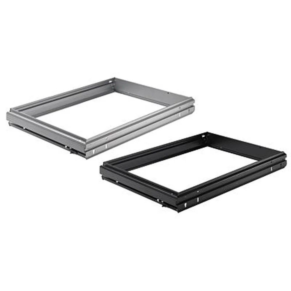 HETTICH - STAschubk.-Hängeregistraturrahmen, Systema Top 2000 9011945, 3xA4+Rest, aluoptik