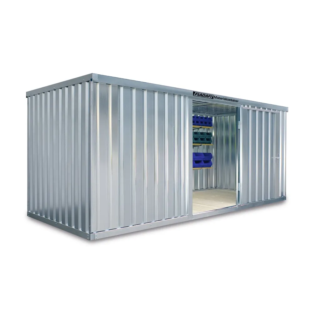 NOBRAND - Materialcontainer 5.00m verzinkt montiert