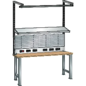 LISTA - Aufbau für Werkbank 1500x1590, RAL 5012