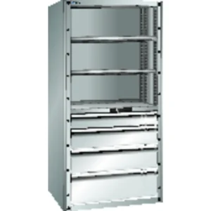 LISTA - Schubladenregal 2200mm Anbaufeld RAL 7035/5012 70.656.000