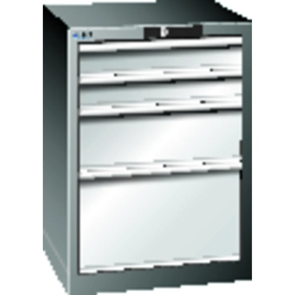 LISTA - Unterschrank 800x700mm27x27E RAL5012