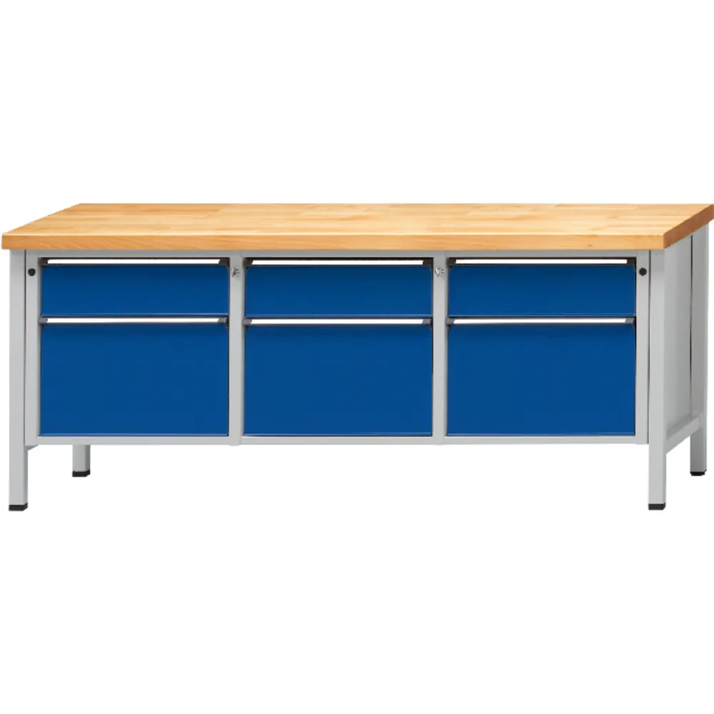 ANKE® - Kastenwerkbank 2000 223 V 40 mm, 840mm RAL 7035/5010