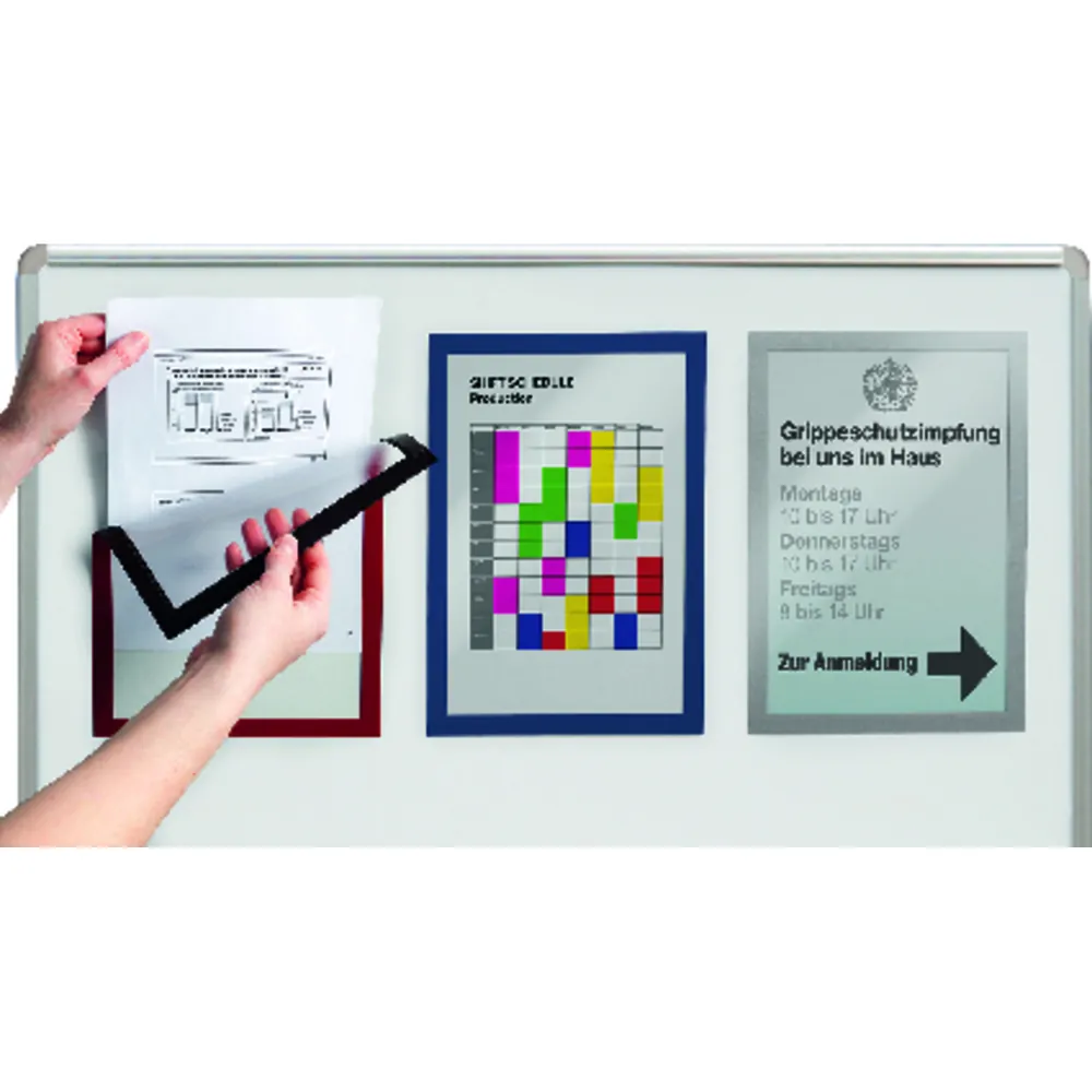 DURABLE - Palettenfußbanderole 172407 145x75mm dunkelblau 50er-Pack Hover Image