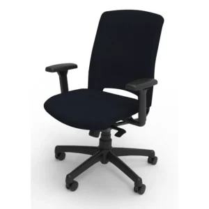 NOBRAND - Schwerlastdrehstuhl 180kg attivo schwarz