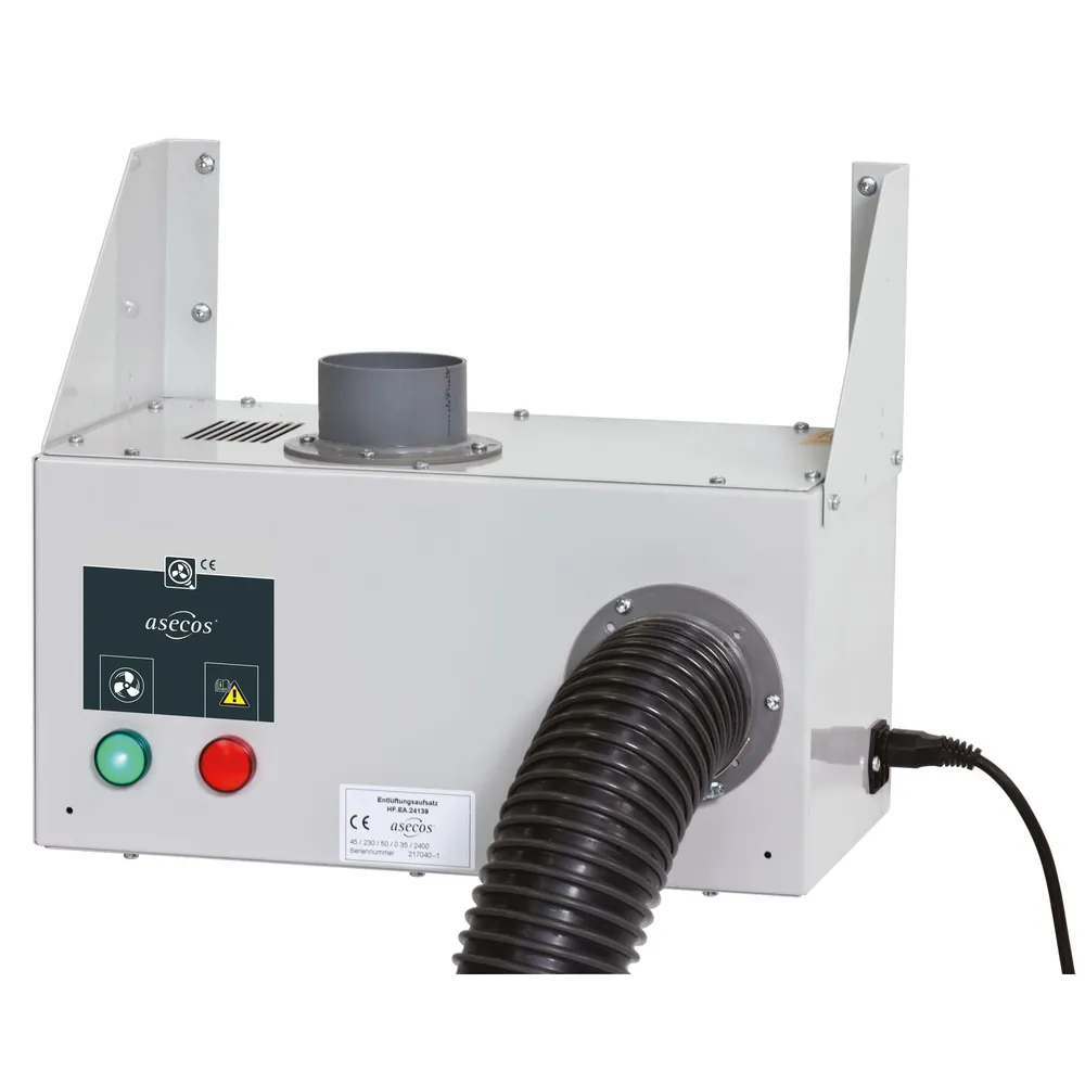 asecos® - Entlüft.modul HF.EA.15575 m Abluftü.wach EX II 3/- G Ex c IIC T4 Int Druckdo
