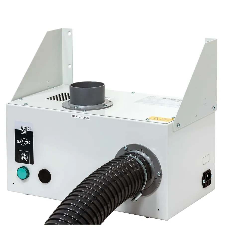 asecos® - Entlüftungsmodul Typ HF.EA.11570 für Hochschränke, Wandmontage
