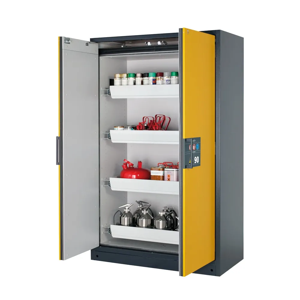 asecos® - Sicherheitsschrank Q90 RAL 7016/RAL 1004 4AZ1BW.S Stahlblech