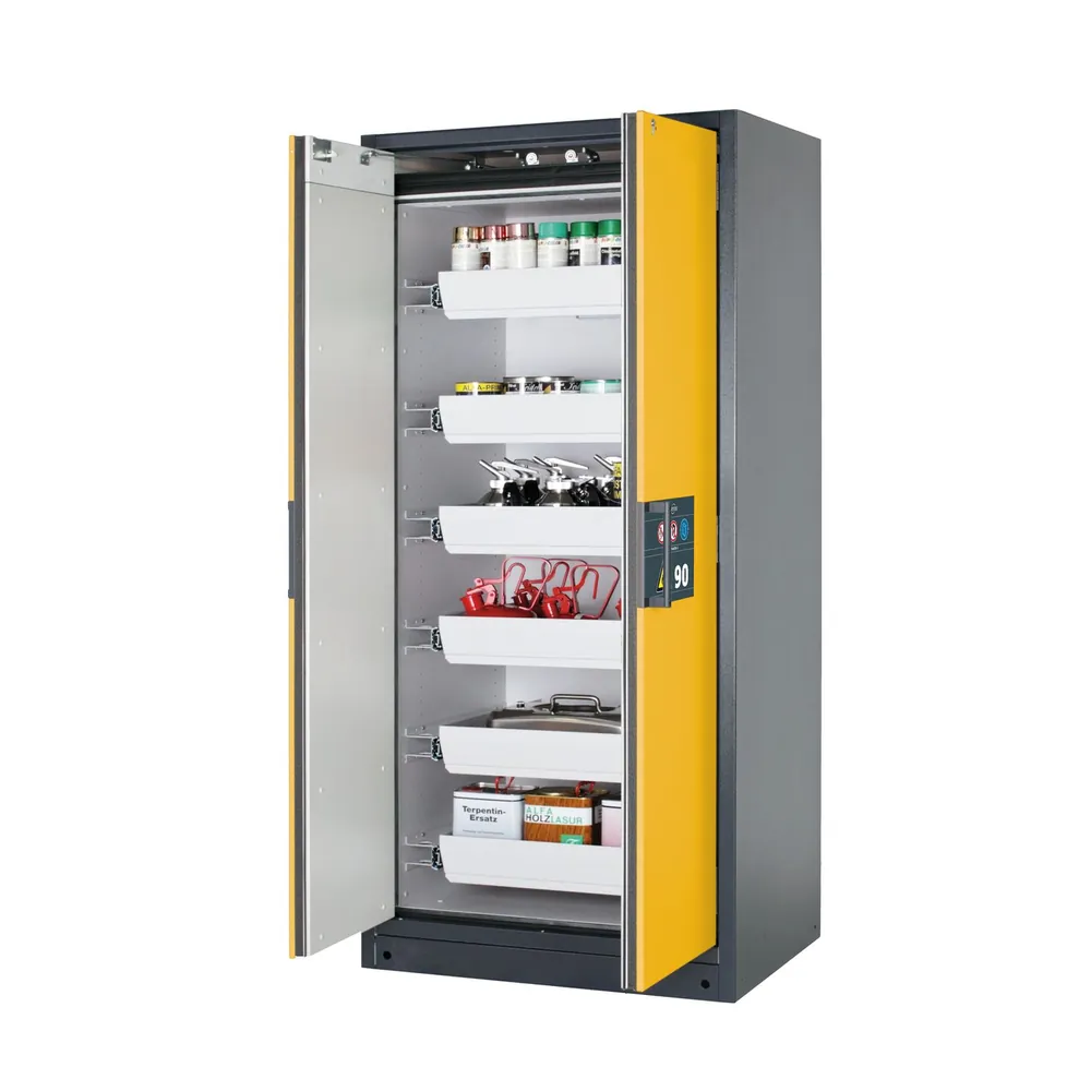 asecos® - Sicherheitsschrank Q90 RAL 7016/RAL 1004 6AZ1BW.S Stahlblech